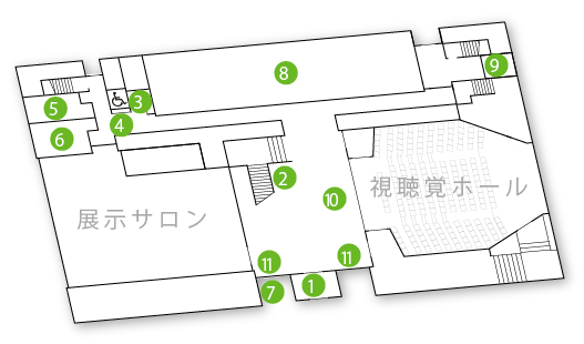 フロアマップ１f 鎌倉女子大学図書館